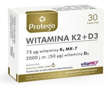 Protego Witamina K2+D3 x 30 kaps (KRÓTKA DATA)