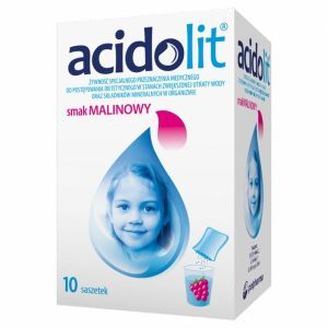 Acidolit malinowy x 10 sasz po 4,4 g (KRÓTKA DATA)