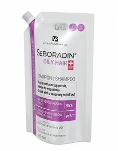Seboradin Oily Hair włosy przetłuszczające się i skłonne do wypadania szampon 400 ml REFILL