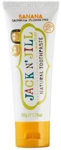Jack N'Jill naturalna pasta do zębów z organicznym bananem i xylitolem 50 g