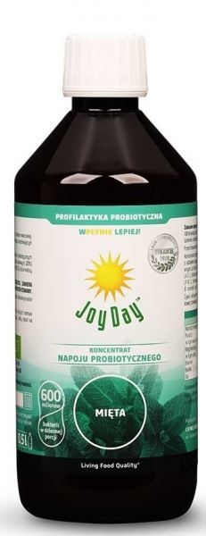 Joy Day koncentrat napoju probiotycznego - Mięta 500 ml