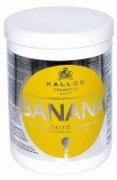 Kallos BANANA- wzmacniająca maska do włosów z kompleksem multiwitamin 1000 ml
