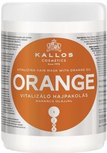 Kallos KJMN maska do włosów witalizująca pomarańczowa ORANGE 1000 ml