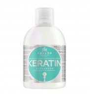 Kallos KJMN szampon do włosów z keratyną ułatwiający prostowanie KERATIN 1000 ml