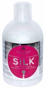 Kallos SILK - szampon do włosów z olejem oliwkowym i proteinami jedwabiu do suchych włosów 1000 ml