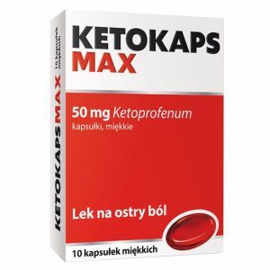 Ketokaps MAX 50 mg x 10 kaps