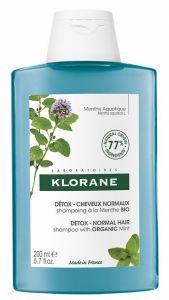 Klorane szampon z organiczną miętą 200 ml (nowa formuła) (KRÓTKA DATA)