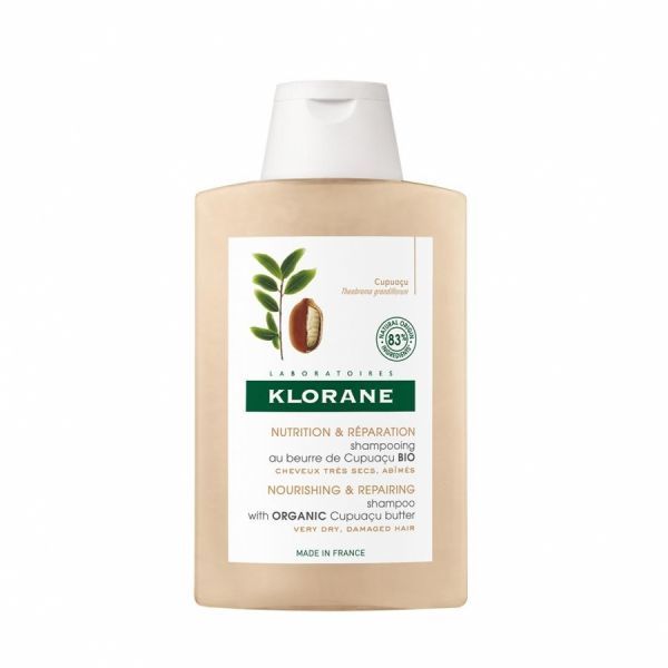 Klorane szampon z organicznym masłem Cupuacu do włosów suchych 200 ml