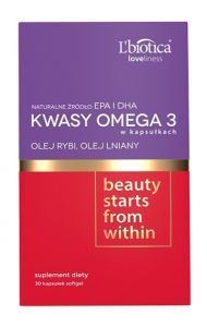 L'Biotica Loveliness Kwasy Omega 3 x 30 kaps