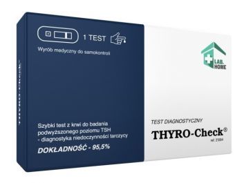 LabHome Thyro-Check test z krwi do badania podwyższonego poziomu TSH - diagnostyka niedoczynności tarczycy x 1 szt