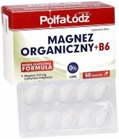 Laboratoria Polfa Łódź Magnez organiczny + B6 x 50 tabl