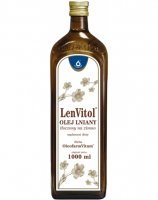 LenVitol - olej lniany budwigowy tłoczony na zimno 1000 ml