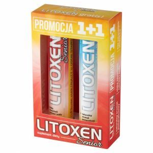 Litoxen SENIOR zestaw - Litoxen senior x 20 tabl musujących + Litoxen elektrolity x 20 tabl musujących
