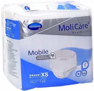 Majtki chłonne MoliCare Premium Mobile 6K rozmiar XS x 14 szt