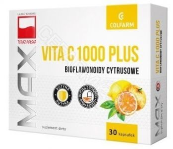 MAX VITA C 1000 Plus x 30 kaps (krótka data)