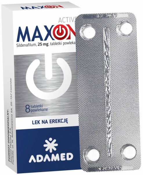 Maxon active 25 mg x 8 tabl
