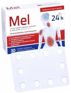 Mel 7,5 mg x 30 tabl ulegających rozpadowi w jamie ustnej