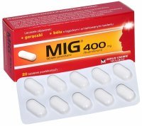 Mig 400 mg x 20 tabl powlekanych