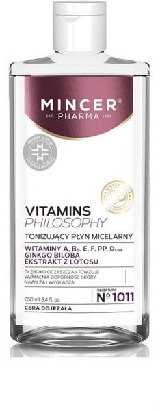 Mincer Pharma Vitamins Philosophy tonizujący  płyn micelarny 250 ml