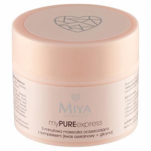 Miya Cosmetics myPUREexpres 5-minutowa maseczka oczyszczająca z kompleksem 5% (kwas azelainowy + glicyna) 50 g