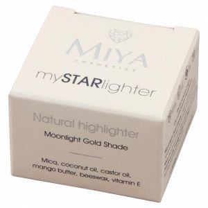Miya Cosmetics mySTARlighter naturalny rozświetlacz Moonlight Gold 4 g