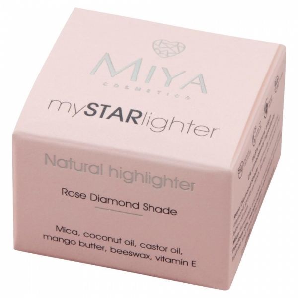 Miya Cosmetics mySTARlighter naturalny rozświetlacz Rose Diamond 4 g