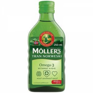 Moller's tran norweski o aromacie jabłkowym 250 ml