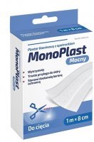 Monoplast plaster tkaninowy z opatrunkiem 1m x 8cm