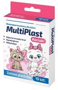 MultiPlast plastry dla dziec Kociaki x 10 szt