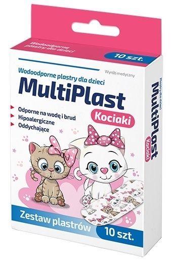 MultiPlast plastry dla dziec Kociaki x 10 szt