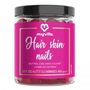 MyVita Hair Nails Skin Włosy skóra paznokcie żelki x 60 szt