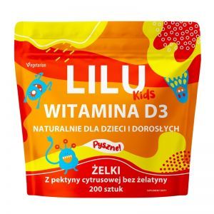 MyVita Lilu Kids witamina D3 żelki dla dzieci i dorosłych x 200 sztuk