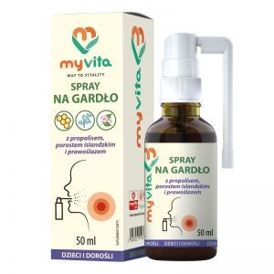 MyVita spray na gardło dla dzieci i dorosłych 50 ml