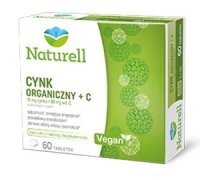 Naturell Cynk organiczny + C x 60 tabl + Witamina C dla dzieci x 20 tabl GRATIS !!!