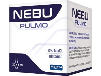 Nebu Pulmo roztwór roztwór soli NaCl 3% z ektoiną x 20 amp po 5 ml