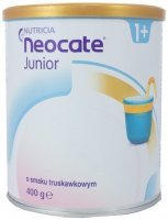 Neocate Junior o smaku truskawkowym 400 g
