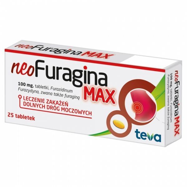 Neofuragina max 100 mg x 25 tabl