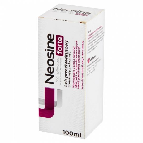 Neosine forte  500 mg/5 ml syrop 100 ml