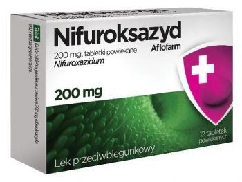 Nifuroksazyd Aflofarm 200 mg x 12 tabl