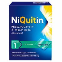 Niquitin 21 mg x 7 plastrów przezroczystych