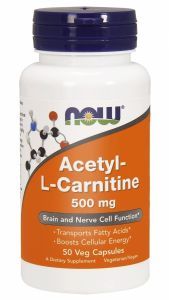 NOW Foods Acetyl-L-Carnitine 500 mg x 50 kaps