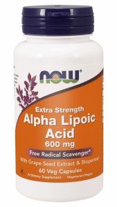 NOW Foods Alpha Lipoic Acid 600 mg x 60 kaps