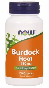 NOW Foods Burdock Root – korzeń łopianu x 100 kaps