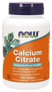 NOW Foods Calcium Citrate x 100 tabl