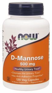 NOW Foods D-Mannose 500 mg x 240 kaps
