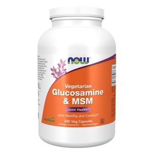 NOW Foods Glucosamine & MSM x 240 kaps vege