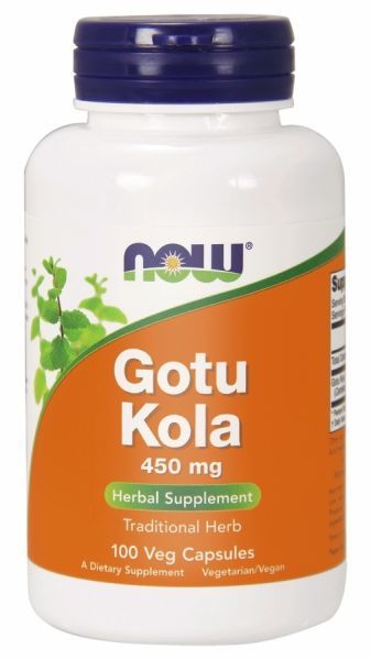 NOW Foods Gotu Kola (wąkrotka azjatycka) x 100 kaps