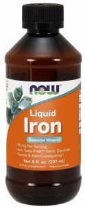 NOW Foods Iron Liquid – Żelazo chelat w płynie 237 ml