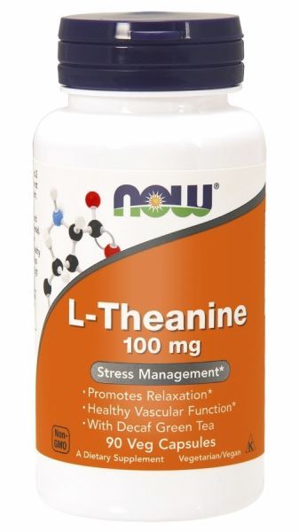 NOW Foods L- Theanine x 90 kaps