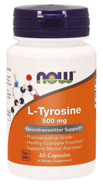 NOW Foods L-Tyrosine – L-tyrozyna 500 mg x 120 kaps